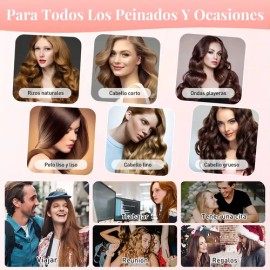 Secador De Cerámica Profesional 2 En 1 Con Tecnología Iónica                                                                                          