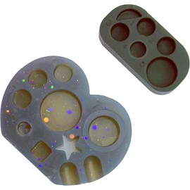 Paleta de elevación de pestañas y tinte para pestañas permanente, recipiente de loción de laminación para cejas, plato de mezcla de tinte, taza de tinta para tatuaje, paletas de purpurina para uñas