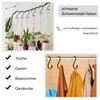 gvivej Pack of 24 S Hooks, S Shaped Hooks, Black