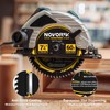 NOVORIK Circular Saw Blade, 7-1/4'', 60T, Unique Teflon Anti-Stick Coating,