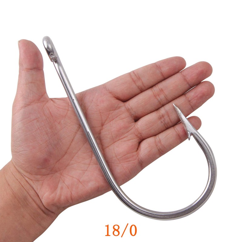 Saltwater Large Giant Shark and Alligator Fishing Hooks Stainless Steel