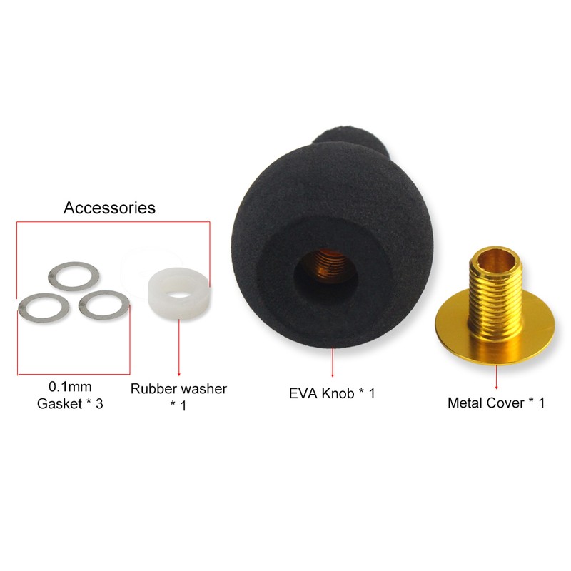 Fishing Reel Handle Knob EVA Baitcasting Reel Handle Knob Trolling