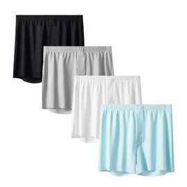 VISSAY Mens Tagless Boxer Underwear,ComfortSoft Boxer Shorts Soft Knit Moisture-Wicking Jersey Boxers,Multipack(xl)