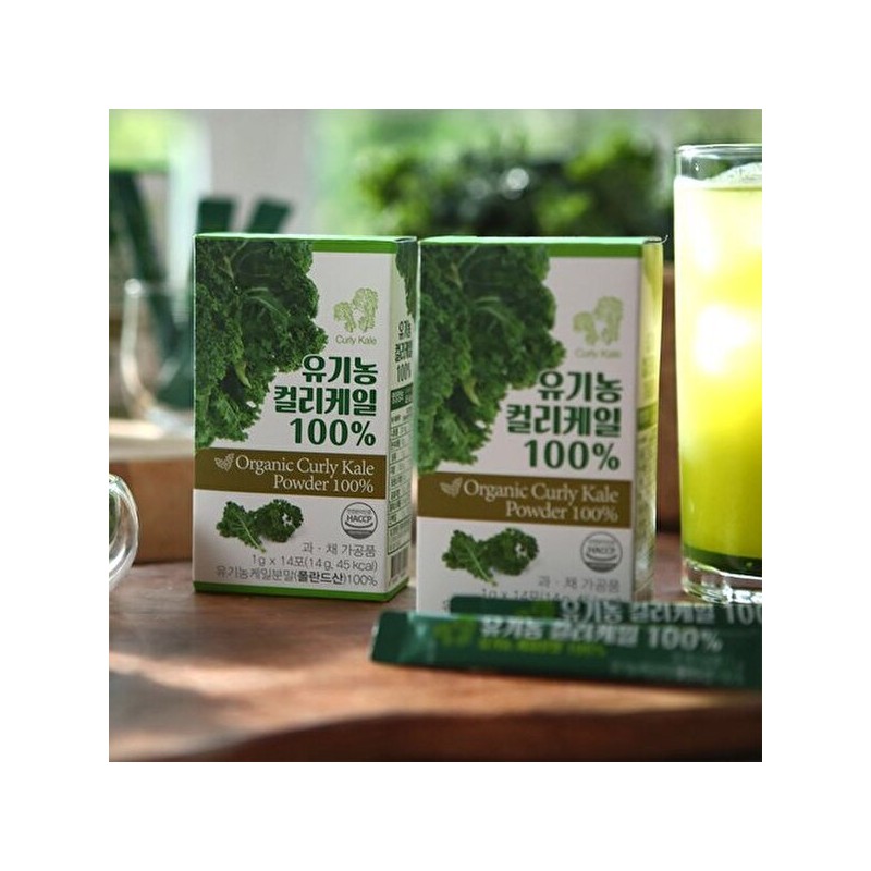 닥터에이드 유기농 컬리케일100 6박스(12주) Dr. Aid Organic Curly Kale 100