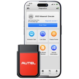 Autel AP2500E OBD2 Scanner Bluetooth Code Reader, Upgraded of AP200, OBDII Scanner All-System Diagnostic Tool, CAN FD, 5 Hot Resets, AutoVIN, Check Engine Light, Car Code Reader for Android/iOS