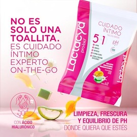 Lactacyd toallitas húmedas íntimas con ácido láctico y hialurónico; caléndula, aloe y manzanilla; limpian, hidratan, refrescan; neutralizan olor; pH equilibrado; uso diario – 20 Toallitas | 1‑Pack