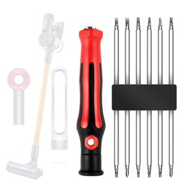 Screwdriver Set Special Repair Tools Compatible with Dyson V6/V7/V8/V10/V11 Vacuum Cleaner, Heavy Duty Star Torx Screwdriver Set, 6 in 1 Screwdriver Disassembly Tool Compatible with Dyson Supersonic