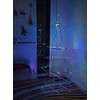 Micro LED light chain with dark green cable