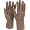 styleBreaker Women's Touchscreen Fabric Gloves with Removable Knitted Cuffs, Warm,