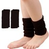 USK STORE Ankle Warmers, Long Type, Lining, Silk, Double Braid,