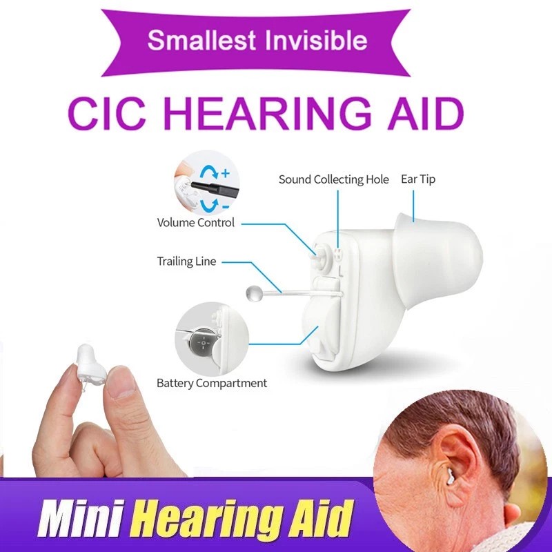 JINGHAO Hearing aids with A10 Battery,Invisi