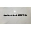 GMC 1PC Gloss Black Rear Tailgate Yukon Letter Emblem 2021-2023