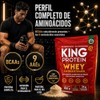 King Protein Proteína Concentrada Suero Sabor Bcaa Antes Después Entrenamiento