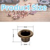 YiiSeeJo 2MM Tiny Grommets Eyelets 200 Pack, Metal Grommet Kit