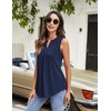 Newchoice Shirts for Women Casual Summer, Soft Sleeveless Tops V