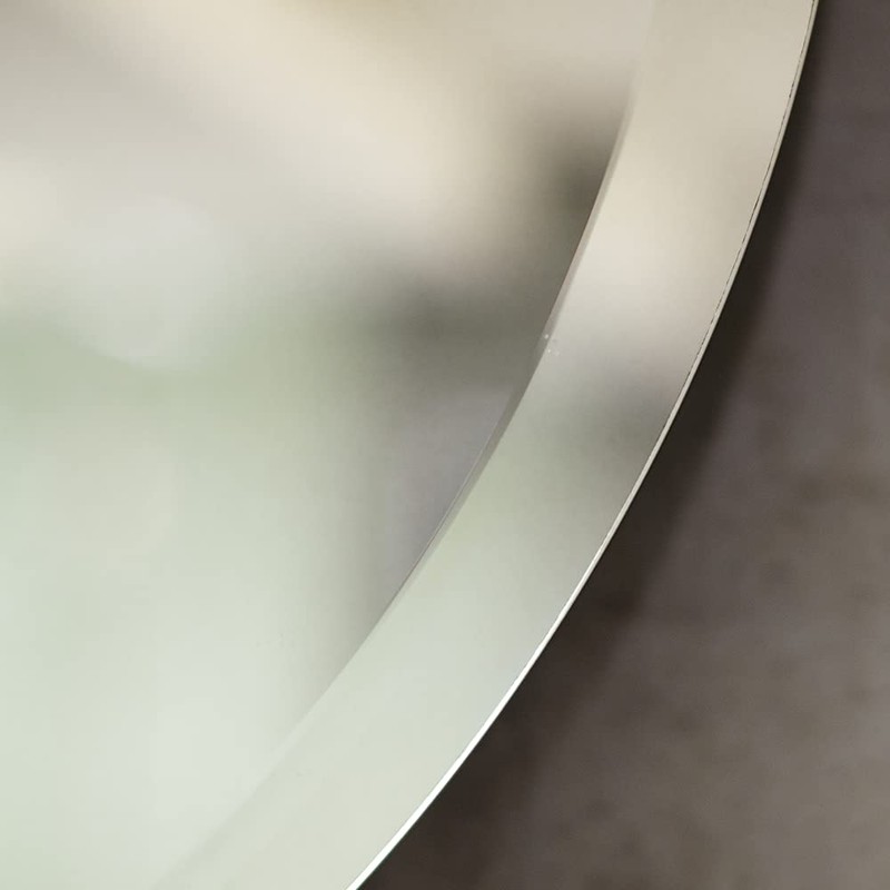 Dulles Glass Modern Round Frameless Mirror - 42'' inch, 1/4"