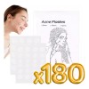 VERALYMX - 180 Parches Para Acné Espinillas Facial Absorbente Oculta