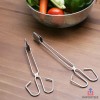 Importeek Pinzas Tenazas Acero Inoxidable Ensalada Hielo Pan Mediano