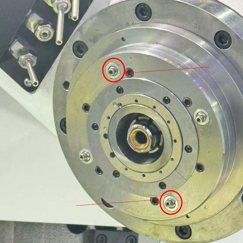 DCYCBTH Round Recessed Spindle Nozzle for 15mm Lathe Spindle Hole,