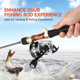 BL30 Fishing Reel, 15LB PE Fiber Drag Fishing Reels, Instant Anti-Reverse with a Smooth Dial-Adjustable Drag, 3.6:1 Gear Ratio, 4+1 Ball Bearings Light and Smooth