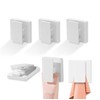Zgwansui 6 PCS Adhesive Wall Clips for Hanging, Tapestry Hangers