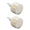 2Pcs G9 LED Light Bulb 600LM 52 Beads G9 Base