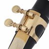 Alto Sax Saxophone ABS Mouthpiece with Cap Metal Buckle Reed
