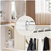 Alaoo 24 Pack Curtain Hooks, Plastic C-Shaped Shower Curtain Hooks,