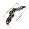 Dophee 10Pcs 1.77" x 0.39" Antique Brass Drawer Pull Handles