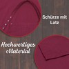 ZOLLNER Apron with Bib 65% Cotton, 35% Polyester, 80 x