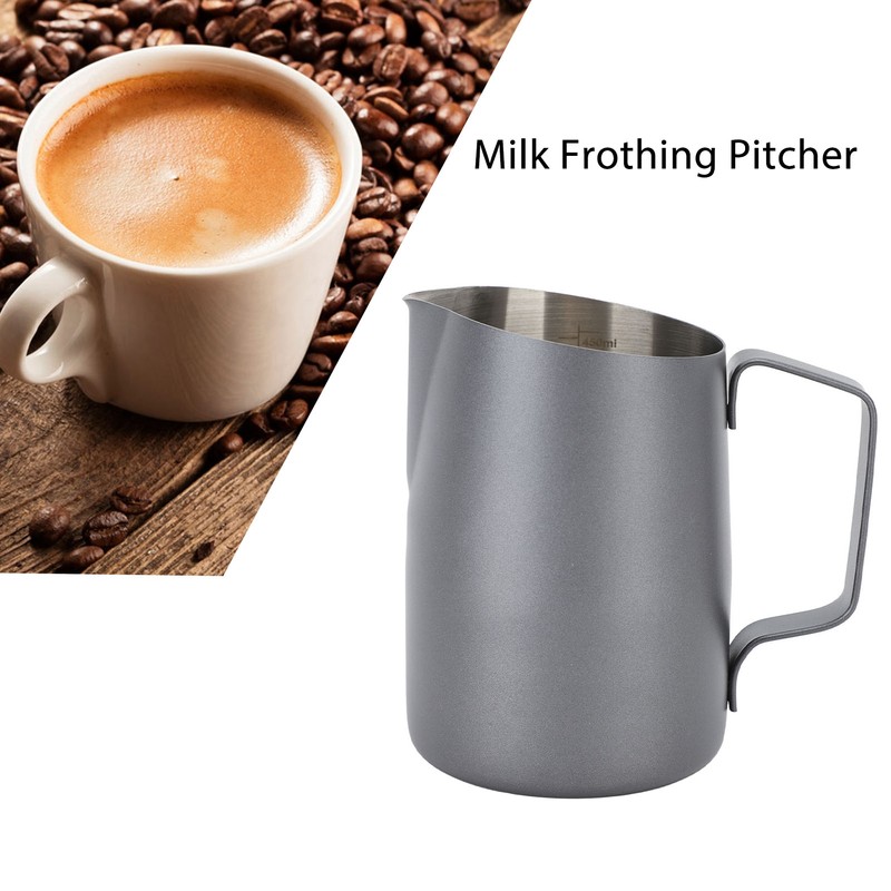 Milk Frothing Pitcher 450ml 201 Stainless Steel Inner Scale Coffee
