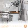 MasterChef Oven Mitts Heat Resistant, Set of 2 Baking Gloves,