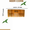 Neem Wood Comb (NW-30) 100% Pure & Natural Promotes Hair