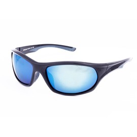 Beach Force Genuine Polarised Sport Sunglasses, Blue Mirrored Lenses Sunglasses For Men`s Women`s Cycling Outdoor Sport with UV400 Protection Anti Glare Ultra Light Frame 19g