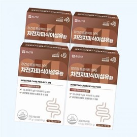 Chong Kun Dang Gut Health Project 365 Psyllium Husk Dietary Fiber Pills 4.5g 30 packs 4 5114554 / 종근당 장건강 프로젝트 365 차전자피 식이섬유환 4.5g 30포 4개 5114554