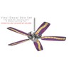 Tie Dye Spine 105 - Ceiling Fan Skin Kit fits