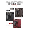SANRILY Metal & Leather 3/4/5/7/8 Button Key Fob Cover Case