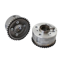 Bulubiu 243502B600 Camshaft VVT Sprocket 2Pcs Fits for Hyun-dai Accent 2012-2019 Veloster 2012-2017 Kia Forte 2014-2018 Rio 2012-2019 Soul 2012-2019 1.6L Replace OE 243702B610