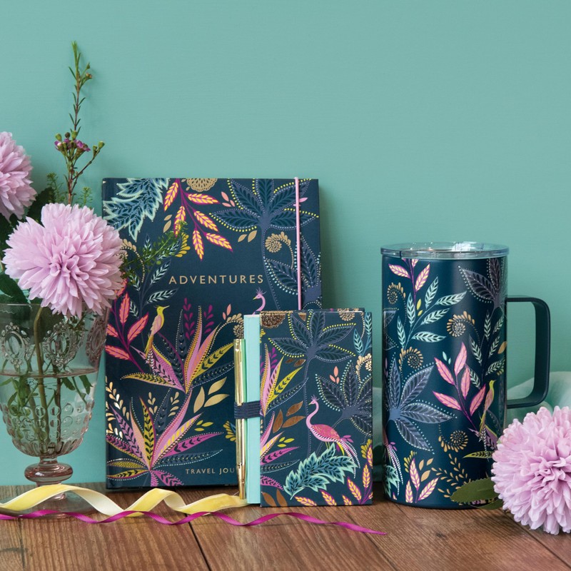 Sara Miller Savannah Ringbound A5 Organiser with Gold foil Detail