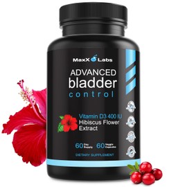 MaxX Labs Advanced Bladder Control Supplements for Women & Men - Supports Urinary Tract Health - Helps Overactive Bladder & Urinary Tract Infection - Cranberry Pills w/Pumpkin Seed Oil Extract