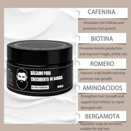 Cosméticos Apolo Para Barba, Estimulante Barba//