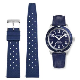 AIYIRUO FKM Rubber Watch Band, Fluorine Rubber Band, Watch Strap, 0.8 inch (20 mm), Fluorine Rubber, Tropical Style, Watch Strap, 0.7 inch (18 mm), 0.8 inch (20 mm), 0.8 inch (22 mm), Replacement