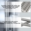 ALLY-MAGIC Threaded Rod, Fully Threaded Rod, Threaded Rod M3, Threaded