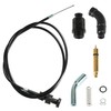 GXYWADY Carburetor Repair Plunger & Choke Cable Carb Replacement for