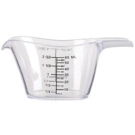 DOTINGHUX® 2 Oz Measuring Cup, 1/4 Cup Acrylic Measuring Cups, Clear