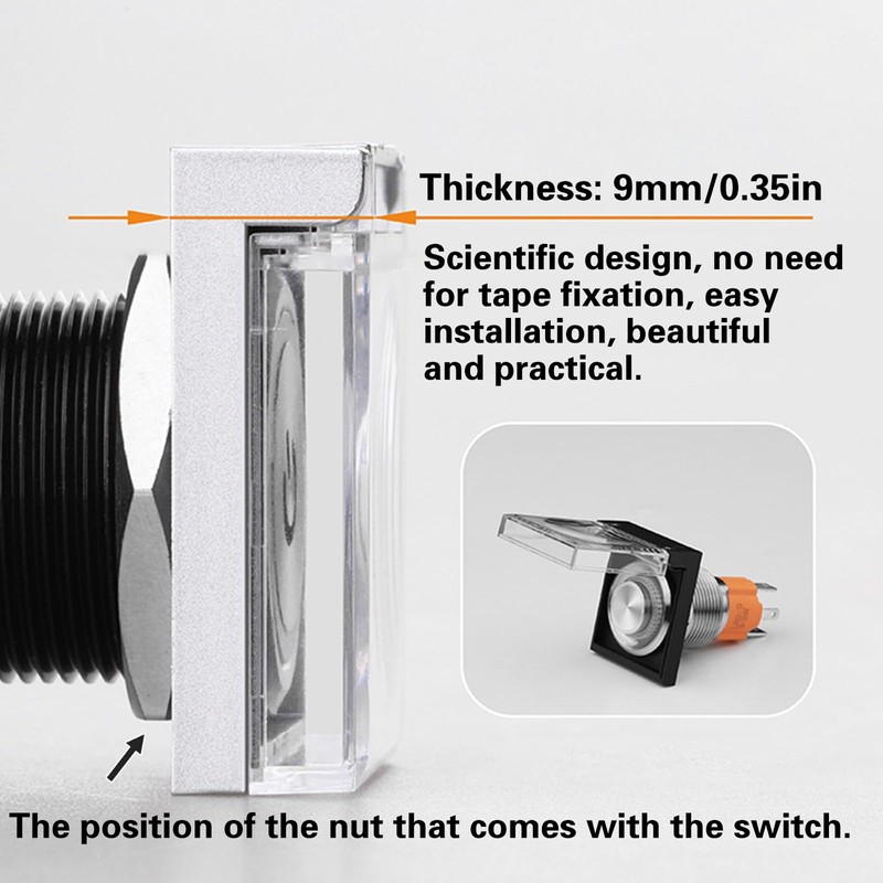 Button Switch Protective Box, Suitable for Multi -Style Buttons Switch，Protective