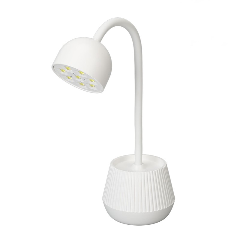 Lotus Shape Nail Lamp 360 Degree Rotatable Infrared Induction Gooseneck