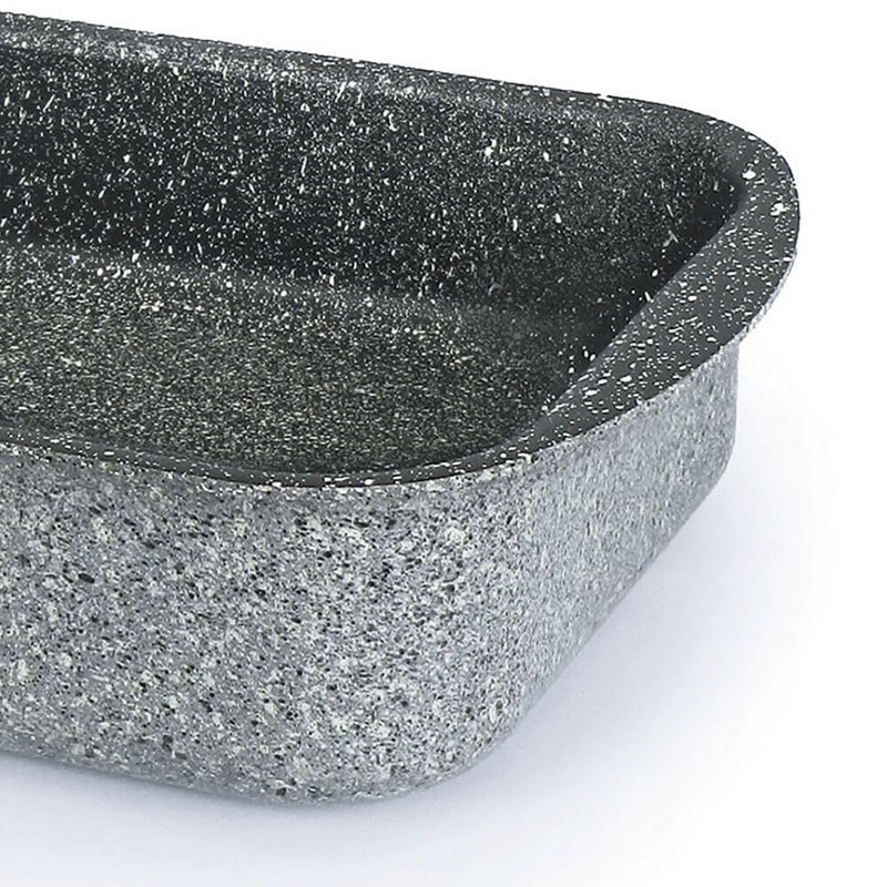 Flonal PIETRA VIVA Non-Stick Baking Pan with Handles/Roasting Pan (Small)