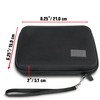 USA Gear Hard Shell Electronic Organizer Travel Case 19 cm