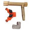 Quick Water Intake Valve Key G1 Male Thread Brass Quick